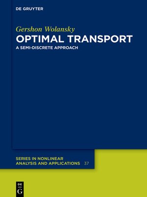 cover image of Optimal Transport